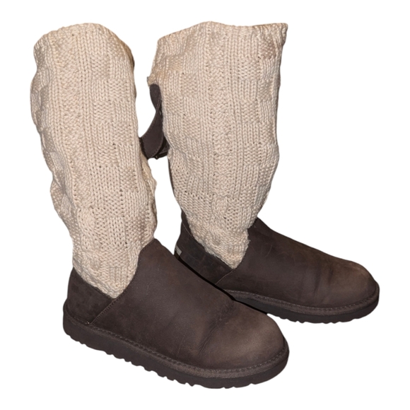 UGG Cassidee Chocolate Boots Size 6.5 Women - Picture 5 of 15